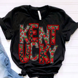 DTF Transfer - DTF015057 - Faux Glitter/Embroidery Strawberry States