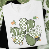 DTF Transfer - DTF015047 - St. Patrick's Day Clover Mascots