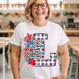 DTF Transfer - DTF015030 - Read Across America Mascots