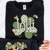 DTF Transfer - DTF015050 - St. Patrick's Day Clover Name Set