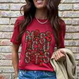 DTF Transfer - DTF015057 - Faux Glitter/Embroidery Strawberry States