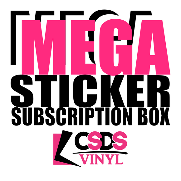 Mega Sticker Subscription Box