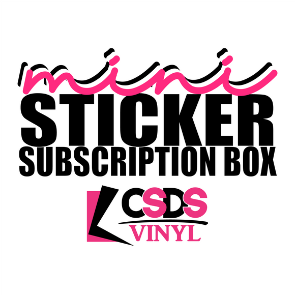 Mini Sticker Subscription Box