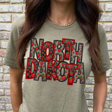 DTF Transfer - DTF015057 - Faux Glitter/Embroidery Strawberry States