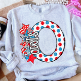 DTF Transfer - DTF015030 - Read Across America Mascots