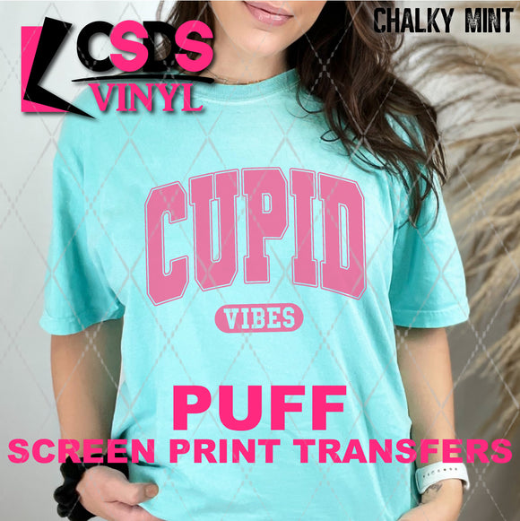 PUFF Screen Print Transfer - Cupid Vibes - Pink