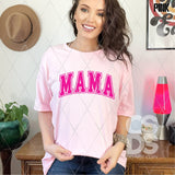 PUFF Screen Print Transfer - Mama Varsity - Pink