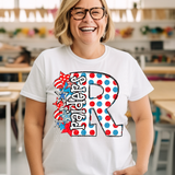 DTF Transfer - DTF015030 - Read Across America Mascots