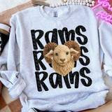 DTF Transfer - DTF015023 Faux Yarn Mascots