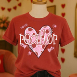 DTF Transfer - DTF015026 Valentines Day Red & Pink Career Titles