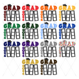 DTF Transfer - DTFCUSTOM321 - 2026 Grad Photo Strip