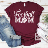 Screen Print Transfer - SCR0016 Football Mom - White