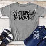 Screen Print Transfer - SCR0324 Tiny Tornado - Black