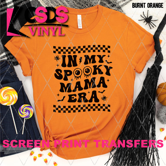 Screen Print Transfer - In My Spooky Mama Era - Black