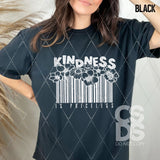 Screen Print Transfer - SCR4563 Kindness is Priceless - White