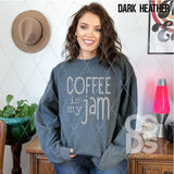 Screen Print Transfer - SCR4648 Coffee is My Jam - Grey