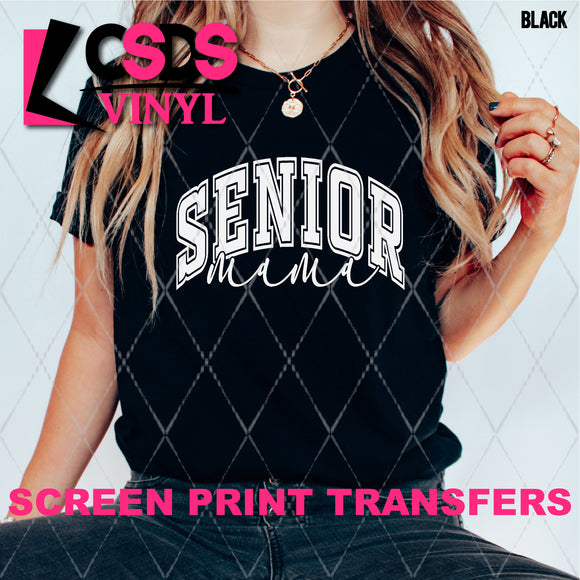 Screen Print Transfer - SCR4705 Senior Mom Varsity - White