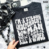 Screen Print Transfer - SCR4806 I'm a Strong Independent Woman - White
