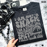 Screen Print Transfer - SCR4845 I am not a Snack - Grey