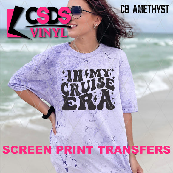 Screen Print Transfer -  SCR4901 In My Cruise Era - Black