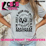 Screen Print Transfer -  SCR4977 I'm Just a Mom - Black