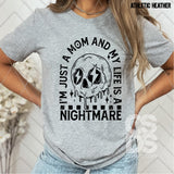 Screen Print Transfer -  SCR4977 I'm Just a Mom - Black