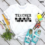 Screen Print Transfer -  SCR4981 Teacher - Black