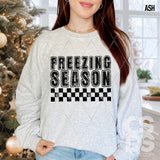 Screen Print Transfer -  SCR5038 Freezing Season - Black