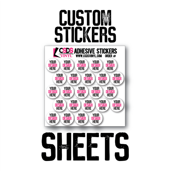 Custom Sticker Sheet - Create Your Own Sticker Sheet