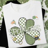 DTF Transfer - DTF015047 - St. Patrick's Day Clover Mascots