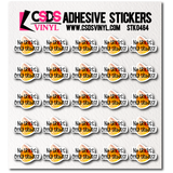 Vinyl Sticker Sheet - STK0464