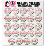 Vinyl Sticker Sheet - STK0477