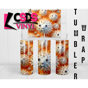 L.V. Christmas Tumbler Wrap - Sublimation Transfer