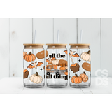 UV DTF 16oz Cup Wrap - UVDTF00032 All the Fall Things