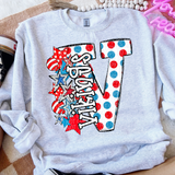 DTF Transfer - DTF015030 - Read Across America Mascots