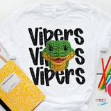 DTF Transfer - DTF015023 Faux Yarn Mascots