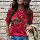 DTF Transfer - DTF015057 - Faux Glitter/Embroidery Strawberry States