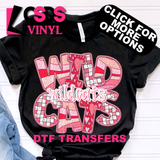 DTF Transfer - DTF015027 V-Day Faux Embroidery Mascots