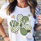 DTF Transfer - DTF015050 - St. Patrick's Day Clover Name Set