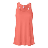 Bella + Canvas Flowy Racerback Tank Top-Extra Small-Coral