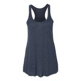 Bella + Canvas Flowy Racerback Tank Top-Extra Small-Heather Navy