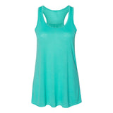 Bella + Canvas Flowy Racerback Tank Top-Extra Small-Teal