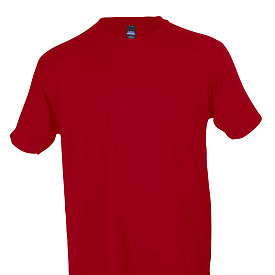 Tultex Unisex Jersey Tee-Red *DISCONTINUED*
