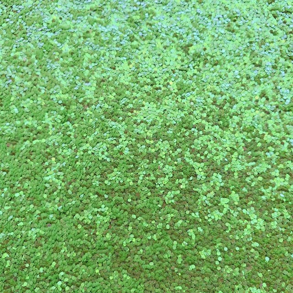 Faux Leather Glitter Canvas Sheet - Neon Green
