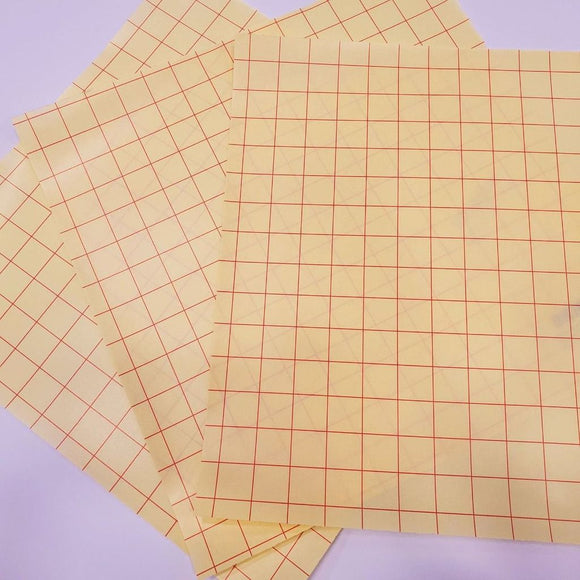 CSDS Vinyl Transfer Tape with Grid Liner 12x12 sheet