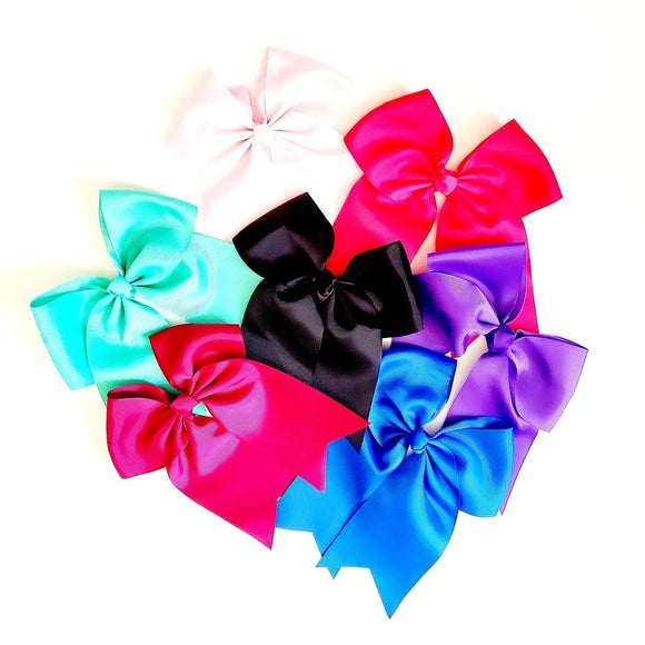 Cheer Bows with Alligator Clip - Large 7