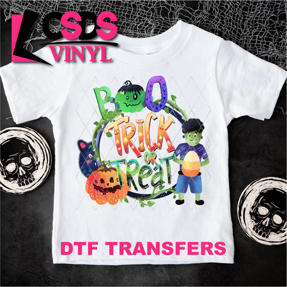 DTF Transfer - DTF000012 Boo Trick or Treat