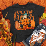 DTF Transfer - DTF000020 Its Fall Y'all Girl Scarecrow