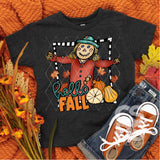DTF Transfer - DTF000024 Hello Fall Girl Scarecrow