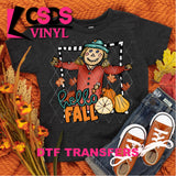 DTF Transfer - DTF000024 Hello Fall Girl Scarecrow